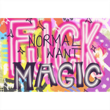 Lade das Bild in den Galerie-Viewer, Poster Buntes Graffiti Spruchbild Neon Querformat