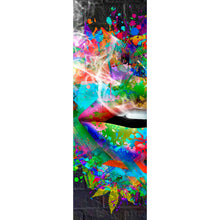 Lade das Bild in den Galerie-Viewer, Poster Canabis Lippen Panorama Hoch