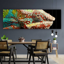 Lade das Bild in den Galerie-Viewer, Leinwandbild Chamäleon Panorama
