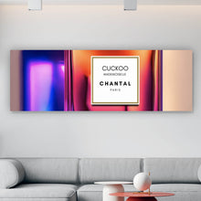 Lade das Bild in den Galerie-Viewer, Acrylglasbild Luxus Chanel Parfüm Panorama