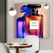Lade das Bild in den Galerie-Viewer, Spannrahmenbild Luxus Chanel Parfüm Quadrat