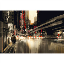 Lade das Bild in den Galerie-Viewer, Poster City Life Abstrakt Querformat
