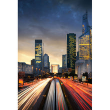 Lade das Bild in den Galerie-Viewer, Aluminiumbild City Nightlife Hochformat