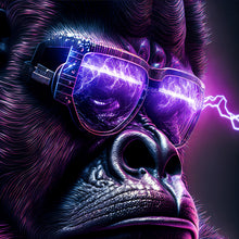 Lade das Bild in den Galerie-Viewer, Poster Cooler Fantasie Gorilla Quadrat