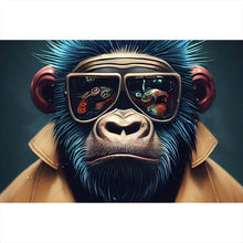 Lade das Bild in den Galerie-Viewer, Acrylglasbild Crazy Monkey Querformat