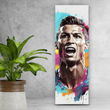 Lade das Bild in den Galerie-Viewer, Poster Cristiano Fussball Panorama Hoch