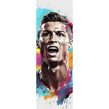 Lade das Bild in den Galerie-Viewer, Leinwandbild Cristiano Fussball Panorama Hoch
