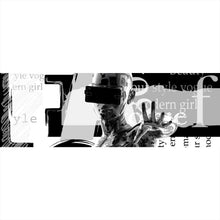 Lade das Bild in den Galerie-Viewer, Spannrahmenbild Cyborg Girl No.1 Panorama
