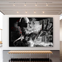 Lade das Bild in den Galerie-Viewer, Poster Cyborg Girl Querformat