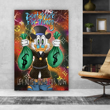 Lade das Bild in den Galerie-Viewer, Poster Dagobert Let Money Work For You Hochformat