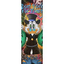 Lade das Bild in den Galerie-Viewer, Poster Dagobert Let Money Work For You Panorama Hoch
