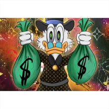 Lade das Bild in den Galerie-Viewer, Poster Dagobert Let Money Work For You Querformat