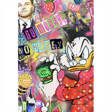 Lade das Bild in den Galerie-Viewer, Poster Dagobert Money Pop Art Hochformat