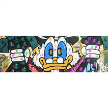 Lade das Bild in den Galerie-Viewer, Spannrahmenbild Dagobert Money First Pop Art Panorama