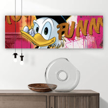 Lade das Bild in den Galerie-Viewer, Poster Dagobert no Money no funny Pop Art Panorama