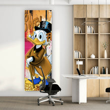 Lade das Bild in den Galerie-Viewer, Poster Dagobert no Money no funny Pop Art Panorama Hoch