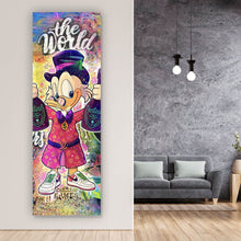 Lade das Bild in den Galerie-Viewer, Poster Dagobert The World Is Yours Panorama Hoch