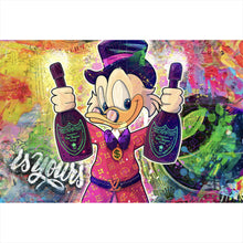 Lade das Bild in den Galerie-Viewer, Acrylglasbild Dagobert The World Is Yours Querformat