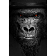 Lade das Bild in den Galerie-Viewer, Spannrahmenbild Der Affe fürs Grobe Hochformat
