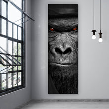 Lade das Bild in den Galerie-Viewer, Leinwandbild Der Affe fürs Grobe Panorama Hoch