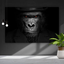 Lade das Bild in den Galerie-Viewer, Leinwandbild Der Affe fürs Grobe Querformat