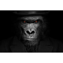 Lade das Bild in den Galerie-Viewer, Spannrahmenbild Der Affe fürs Grobe Querformat