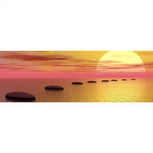 Lade das Bild in den Galerie-Viewer, Poster Der Weg zum Sonnenaufgang Panorama