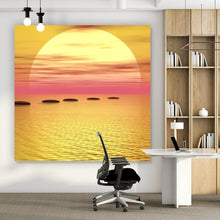 Lade das Bild in den Galerie-Viewer, Poster Der Weg zum Sonnenaufgang Quadrat