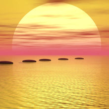Lade das Bild in den Galerie-Viewer, Poster Der Weg zum Sonnenaufgang Quadrat