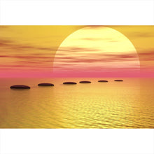 Lade das Bild in den Galerie-Viewer, Poster Der Weg zum Sonnenaufgang Querformat