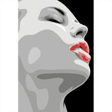 Lade das Bild in den Galerie-Viewer, Acrylglasbild Digital Art Frauen Gesicht Hochformat