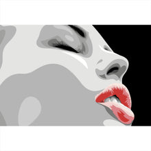 Lade das Bild in den Galerie-Viewer, Acrylglasbild Digital Art Frauen Gesicht Querformat