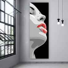 Lade das Bild in den Galerie-Viewer, Spannrahmenbild Digital Art Frauen Gesicht Panorama Hoch