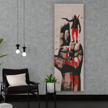 Lade das Bild in den Galerie-Viewer, Spannrahmenbild Digital Art Hand No.2 Panorama Hoch