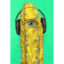 Lade das Bild in den Galerie-Viewer, Poster Digital Art Kaktus Hochformat