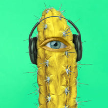 Lade das Bild in den Galerie-Viewer, Spannrahmenbild Digital Art Kaktus Quadrat