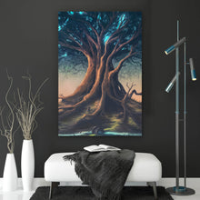 Lade das Bild in den Galerie-Viewer, Aluminiumbild Digital Art Natur Szene Hochformat