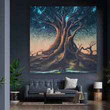 Lade das Bild in den Galerie-Viewer, Spannrahmenbild Digital Art Natur Szene Quadrat