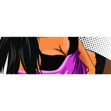 Lade das Bild in den Galerie-Viewer, Aluminiumbild Sexy Girl Pop Art Panorama