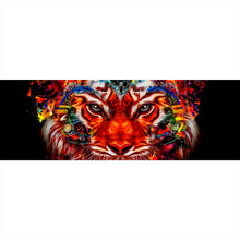 Lade das Bild in den Galerie-Viewer, Poster Digital Art Tigerkopf Panorama