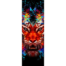 Lade das Bild in den Galerie-Viewer, Poster Digital Art Tigerkopf Panorama Hoch