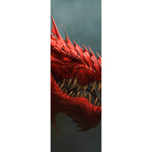 Lade das Bild in den Galerie-Viewer, Leinwandbild Drache Digital Art Panorama Hoch