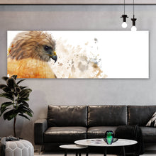 Lade das Bild in den Galerie-Viewer, Acrylglasbild Falke Aquarell Panorama