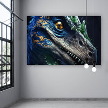 Lade das Bild in den Galerie-Viewer, Poster Dinosaurier Bunt Digital Art Querformat