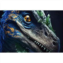 Lade das Bild in den Galerie-Viewer, Poster Dinosaurier Bunt Digital Art Querformat