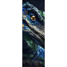 Lade das Bild in den Galerie-Viewer, Poster Dinosaurier Bunt Digital Panorama Hoch