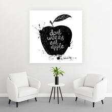 Lade das Bild in den Galerie-Viewer, Poster Don't Worry Apple Quadrat
