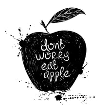 Lade das Bild in den Galerie-Viewer, Spannrahmenbild Don't Worry Apple Quadrat