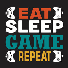 Lade das Bild in den Galerie-Viewer, Poster EAT SLEEP GAME REPEAT Quadrat