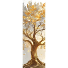 Lade das Bild in den Galerie-Viewer, Aluminiumbild Edler Goldener Baum Panorama Hoch